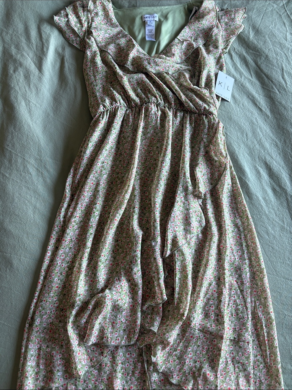 Kate and Lily NWT floral ruffle dress